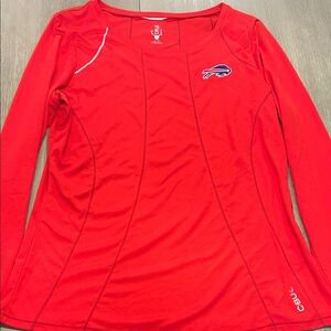 Buffalo Bills Cutter & Buck Red Women's Long Sleeve Tee